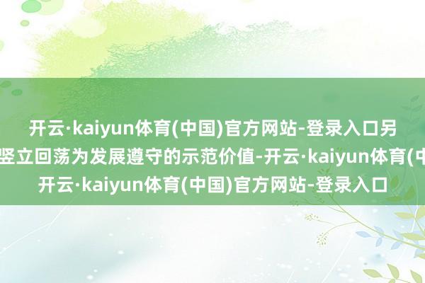 开云·kaiyun体育(中国)官方网站-登录入口另一方面是基于其将立场竖立回荡为发展遵守的示范价值-开云·kaiyun体育(中国)官方网站-登录入口