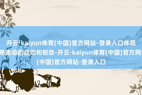 开云·kaiyun体育(中国)官方网站-登录入口体现出了两边交易走动的后劲和韧劲-开云·kaiyun体育(中国)官方网站-登录入口